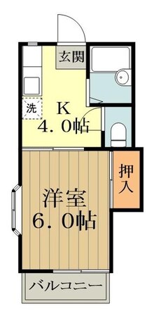 グリーンヒルズ１の物件間取画像